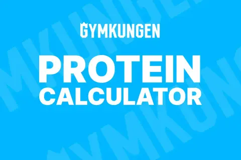 Gymkungen Protein Calculator. Beräkna ditt dagliga protein per kg kroppsvikt enkelt.