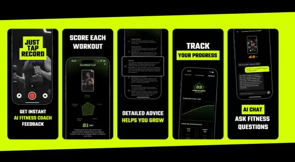 Få gratis träningsråd med en gym app som analyserar din form och ger feedback. Spåra dina framsteg och ställ frågor till din AI-coach.