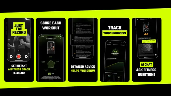 Få gratis träningsråd med en gym app som analyserar din form och ger feedback. Spåra dina framsteg och ställ frågor till din AI-coach.